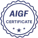 A Logo of AIGF Certificate